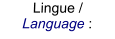 Lingue / Language :